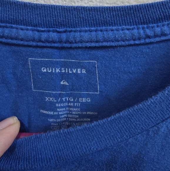 Quicksilver blue long sleeved t-shirt size XXL - Picture 5 of 5